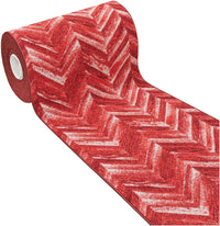 Tappeto Cucina Tessitura Piatta Effetto Parquet Antiscivolo Corridoio Bagno Bordeaux 50x80 cm