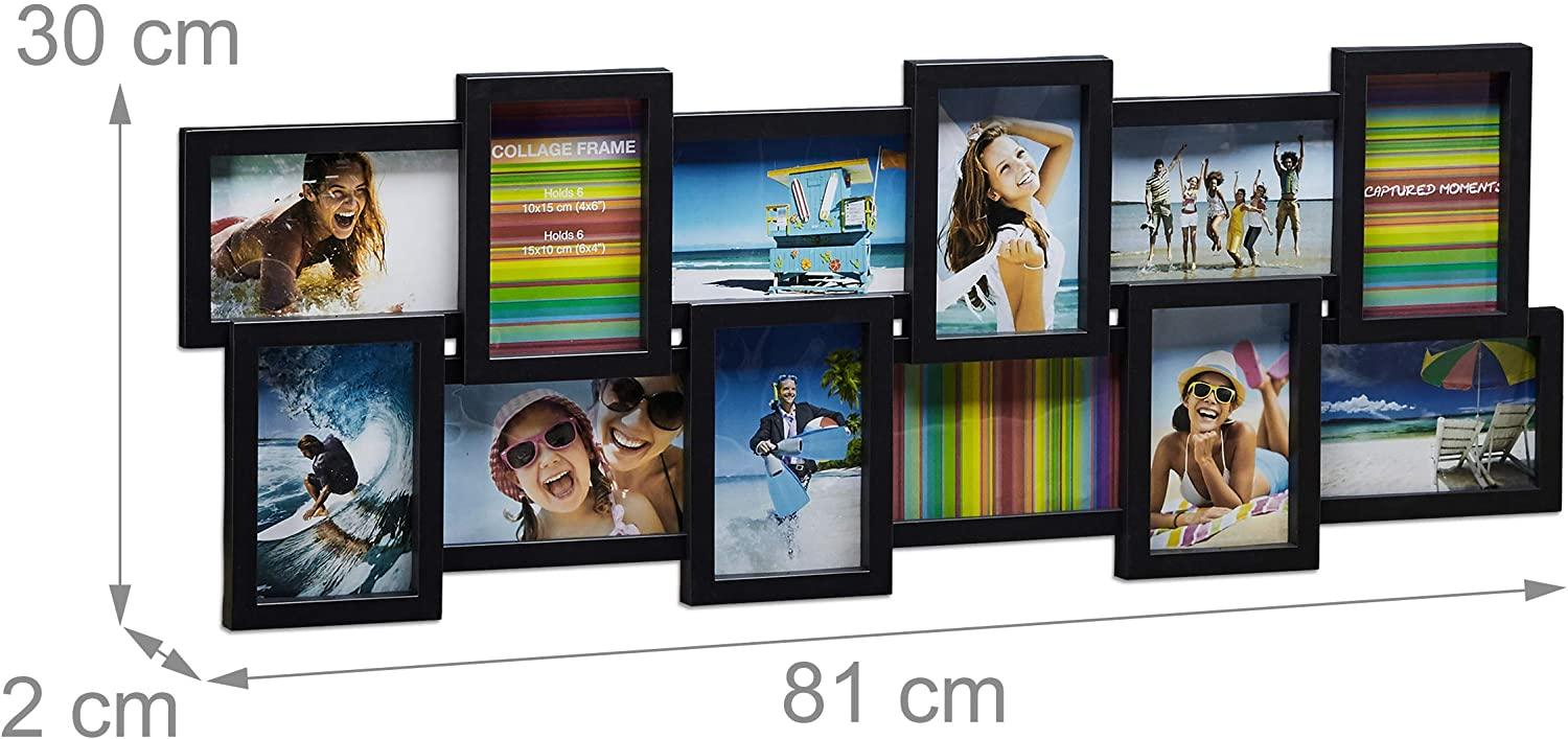 Cornice portafoto per 12 foto nera 13_0000594_2