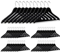 Confezione da 50 grucce in legno nere con tacche 13_0002505_2