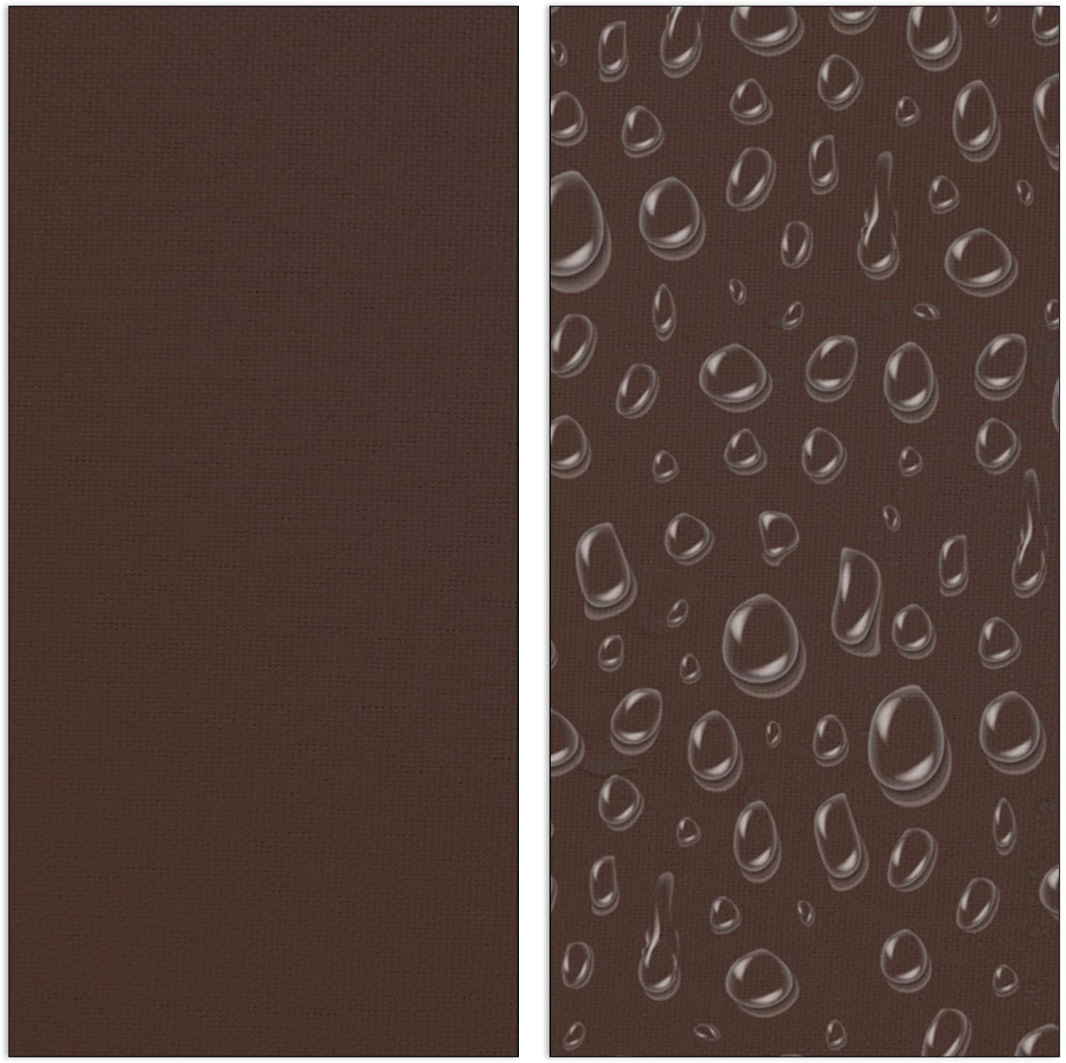 Vela ombreggiante a trapezio 3 x 4 x 2 m marrone 13_0002936