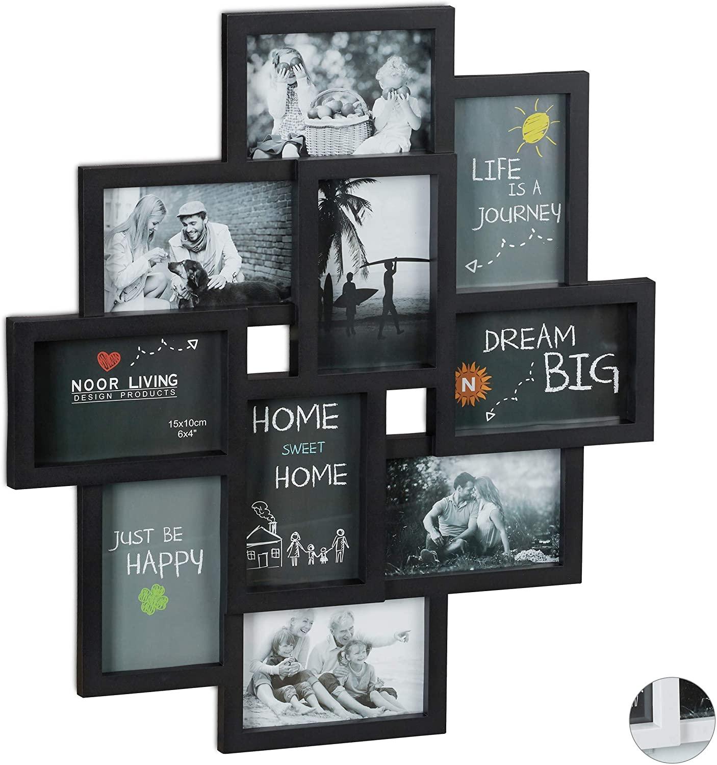 Portafoto Jumbled 10 foto nero 13_0000599_2