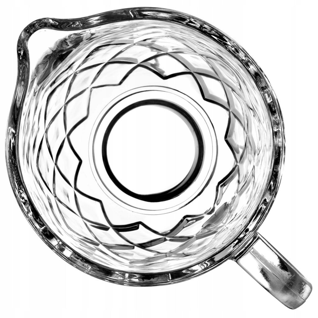 Brocca in vetro KADAX per latte, 200 ml, per bevande acquatiche.