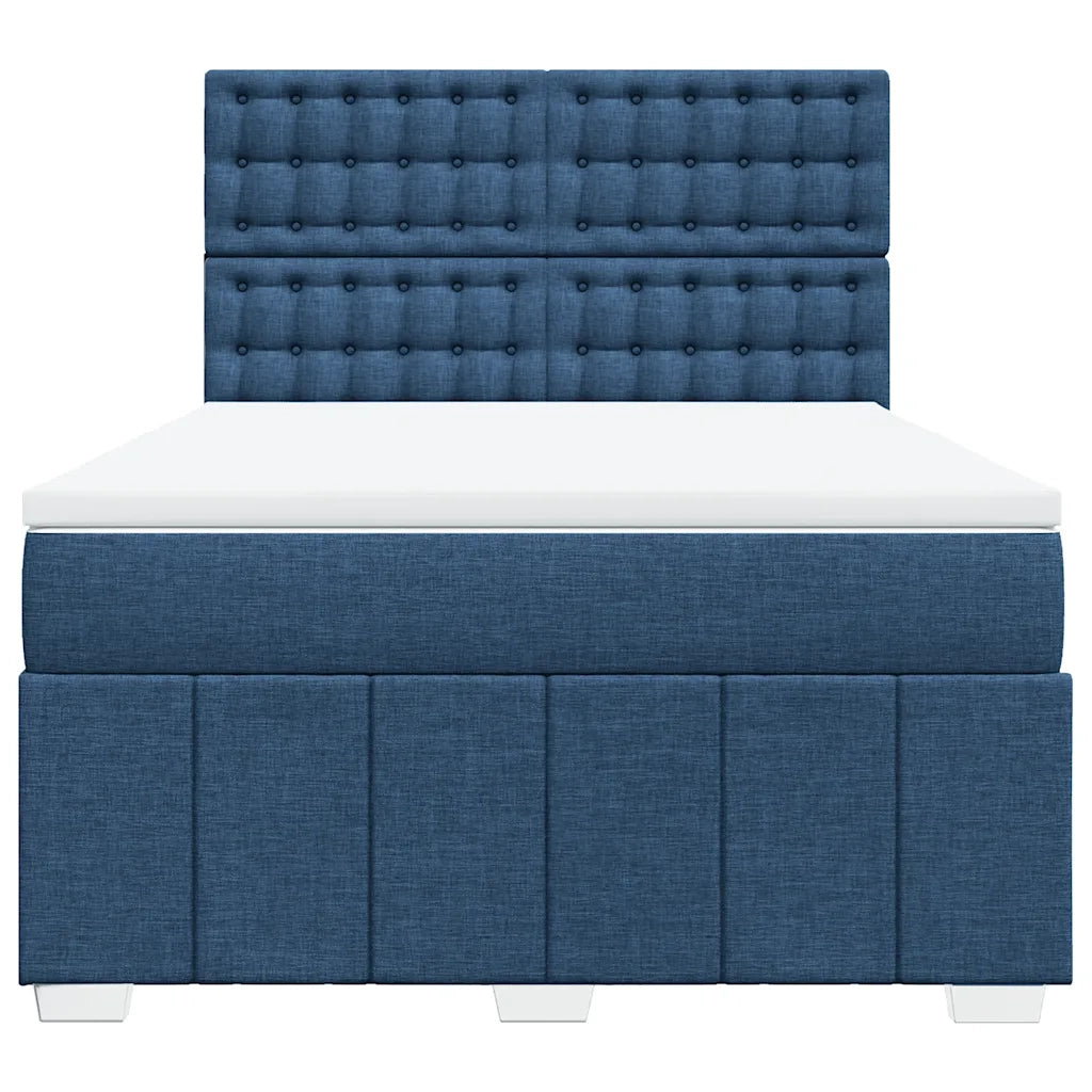 Giroletto a Molle con Materasso Blu 160x200 cm in Tessuto 3291739