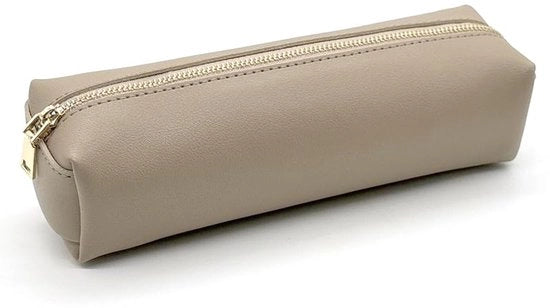 Etui portatile in PU, grande custodia, organizzatore cosmetico, utensili per scrittura per scuola e ufficio, regalo per teenager (kit di illuminazione)