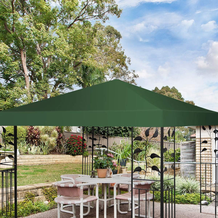 Copertura per Gazebo, Tetto Ricambio per Gazebo, Tetto del Padiglione 3x3 m (Verde)