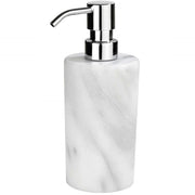 Trade Shop - Portasapone Effetto Marmo Bianco Porta Sapone  10379 Dispenser Sapone -