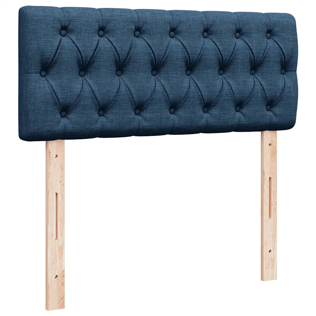 Giroletto a Molle con Materasso Blu 120x200 cm in Tessuto 3287436