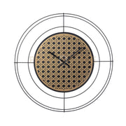 orologio nudo piccolo vienna Nero ,oro laccato in Ferro Diametro59cm