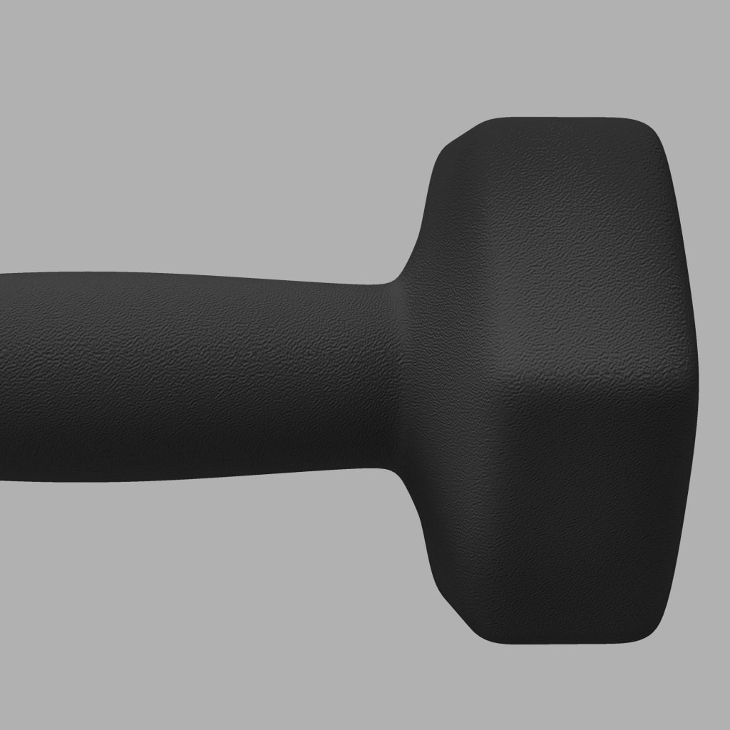 Manubri Esagonali 2x5 kg ¨C zephmum ¨C Nero, Metallo e Plastica, 20x9x9 cm