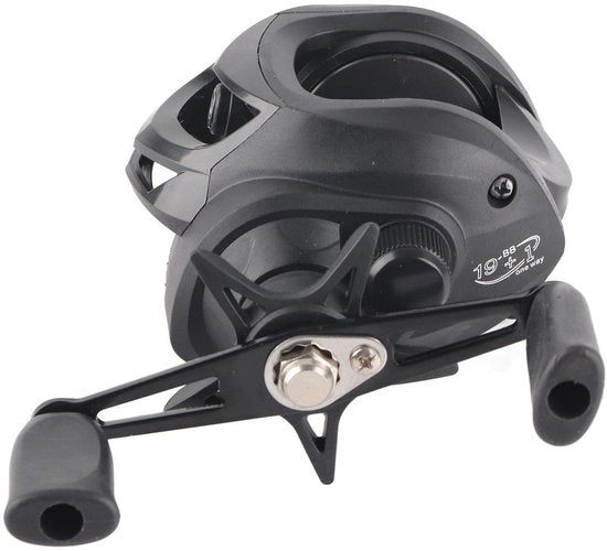 Fishing - Linea di pesca a alta velocità 7.2:1 - Linea anti-esplosiva - Fermo anello di uscita - Facile da utilizzare - Linea a nastro intrecciato - Materiale metallico robusto - Motore di pesca