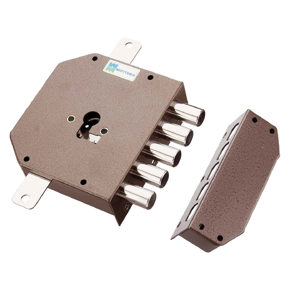 1pz serratura applicare triplice cilindro europ sx 63 mm 132 x 146 codice cod:ferx.3014532nlm