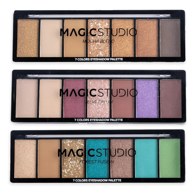 Palette di Ombretti 7 Colori Magic Studio  Velvet Plum