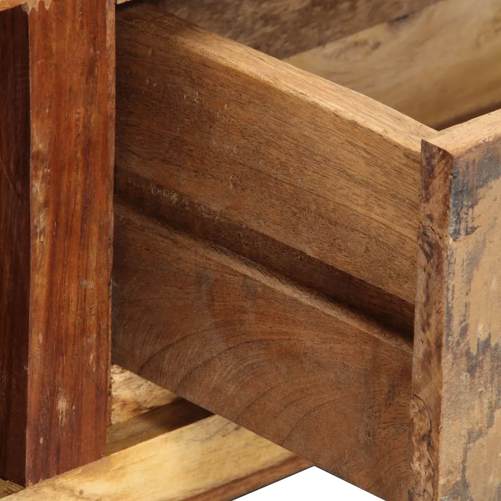 Mobile Porta TV 100x30x33 cm in Legno Massello di Recupero 247955