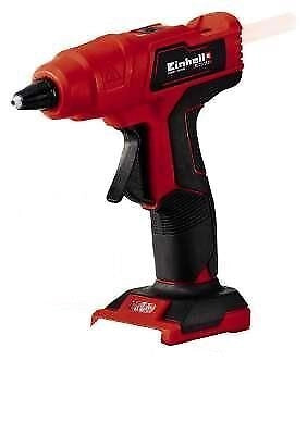 Einhell 4522200 TE-CG 18 Li Pistola per Colla a Caldo a Batteria 18V 170°C senza fili Power X-Change colore Nero Rosso