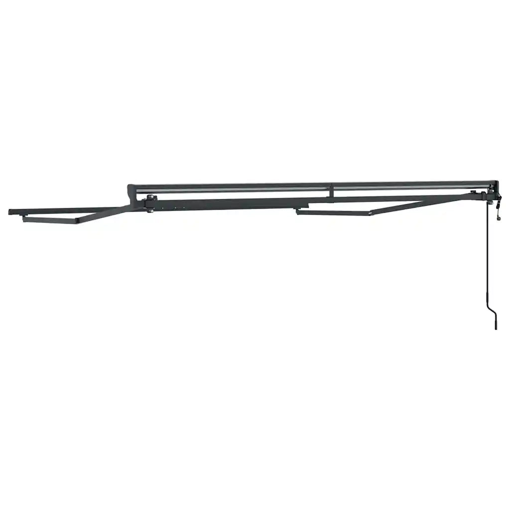 Struttura della tenda Regolabile-Telaio per tenda da sole Antracite 3 x 2,5 m Acciaio 158380