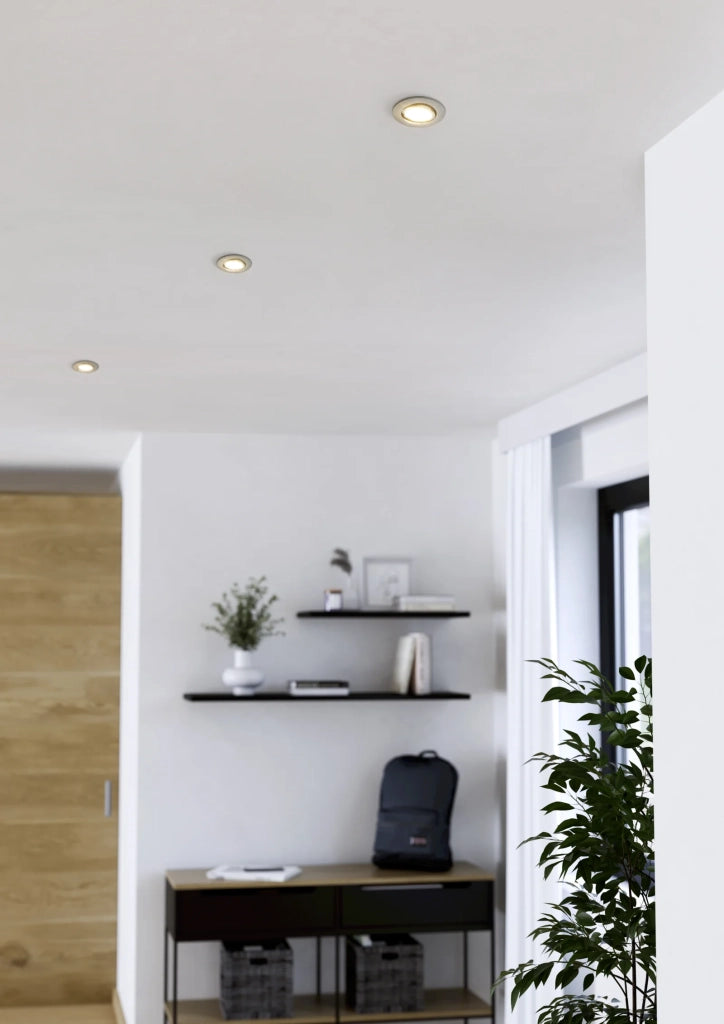 Faretto Incasso Moderno Gedrez Plastiche Grige Trasparente Led 4,9W 1560Lm