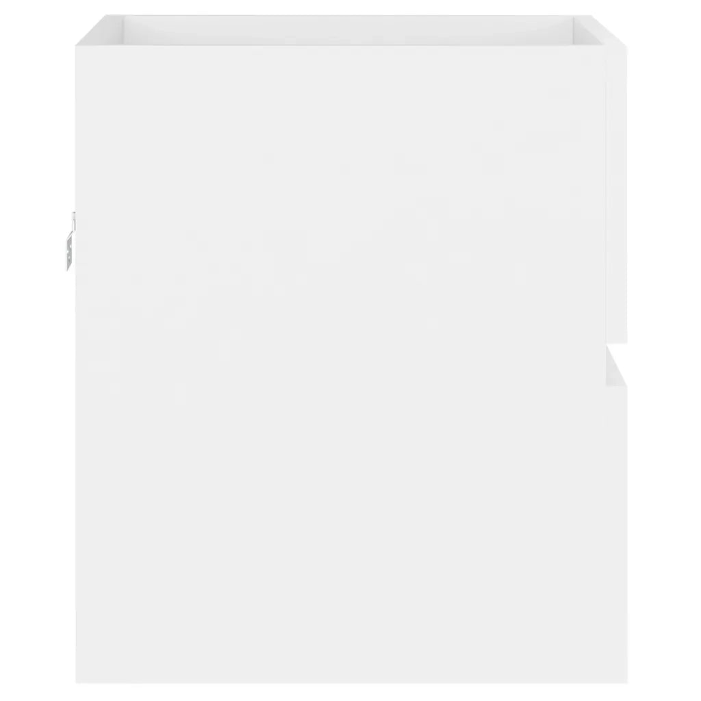 Mobile con Lavabo Integrato Bianco in Legno Multistrato 3071531