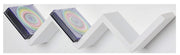 MAURY'S MENSOLA ZIG ZAG DIMENSIONI 59X12X12 CM IN COLORE BIANCO