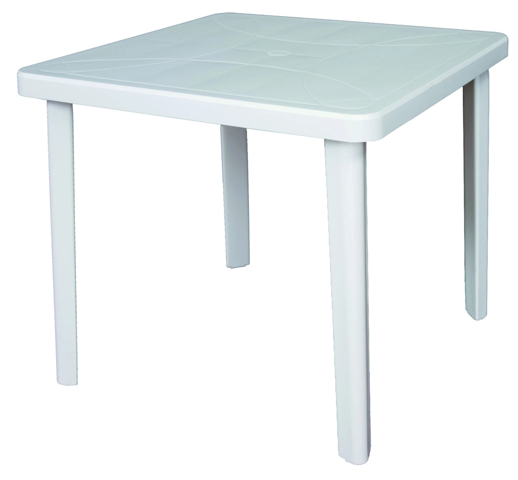TAVOLO NETTUNO cm. 80x80x72 h col. Bianco