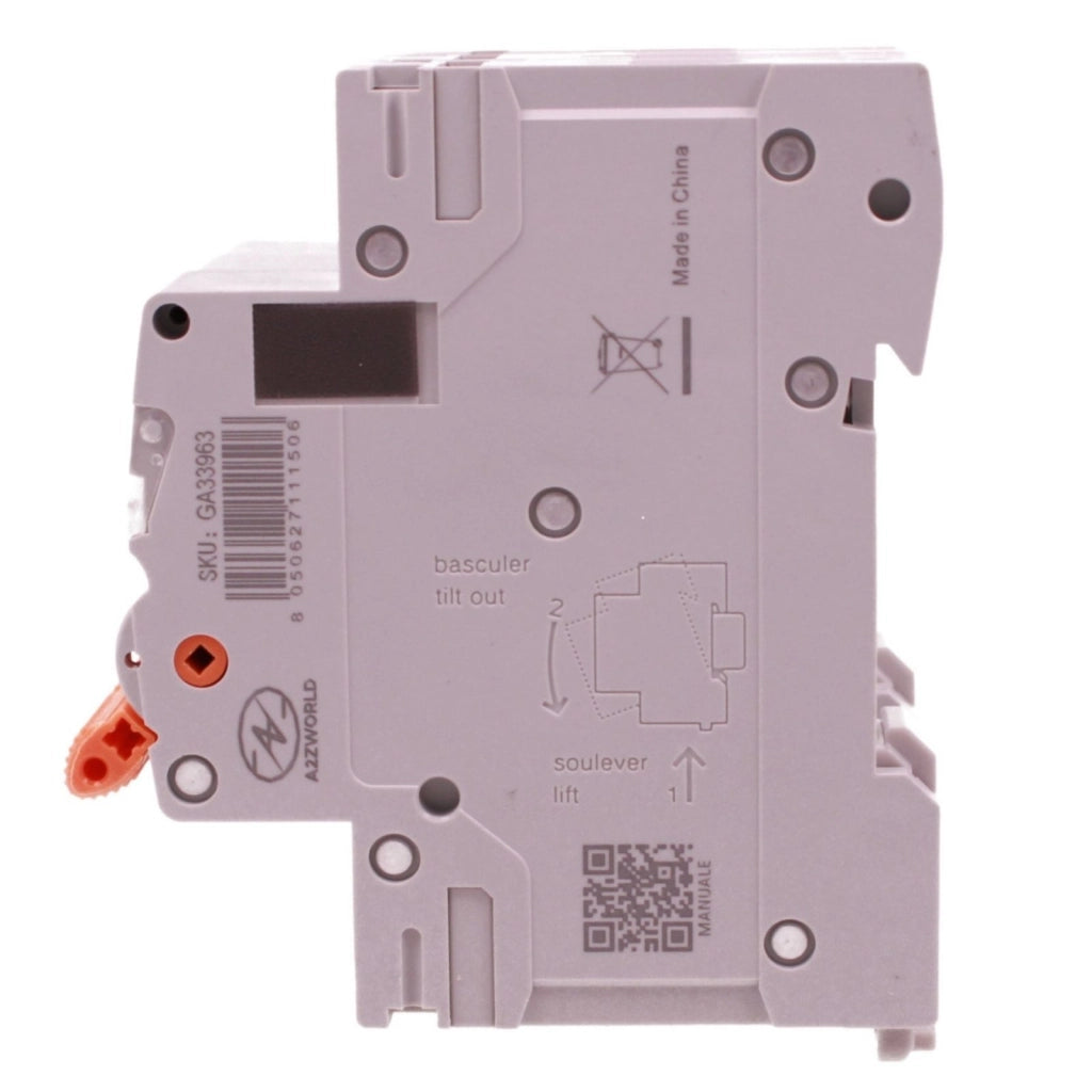 MCB Interruttore Magnetotermico Automatico Curva C 3P 3M 10000A AC 400V IP20 GYM9H, Accoppiabile Con Bobina di Sgancio GA01231 GA01232, Disponibili 16A 20A 25A 32A 40A 63A (C63A)