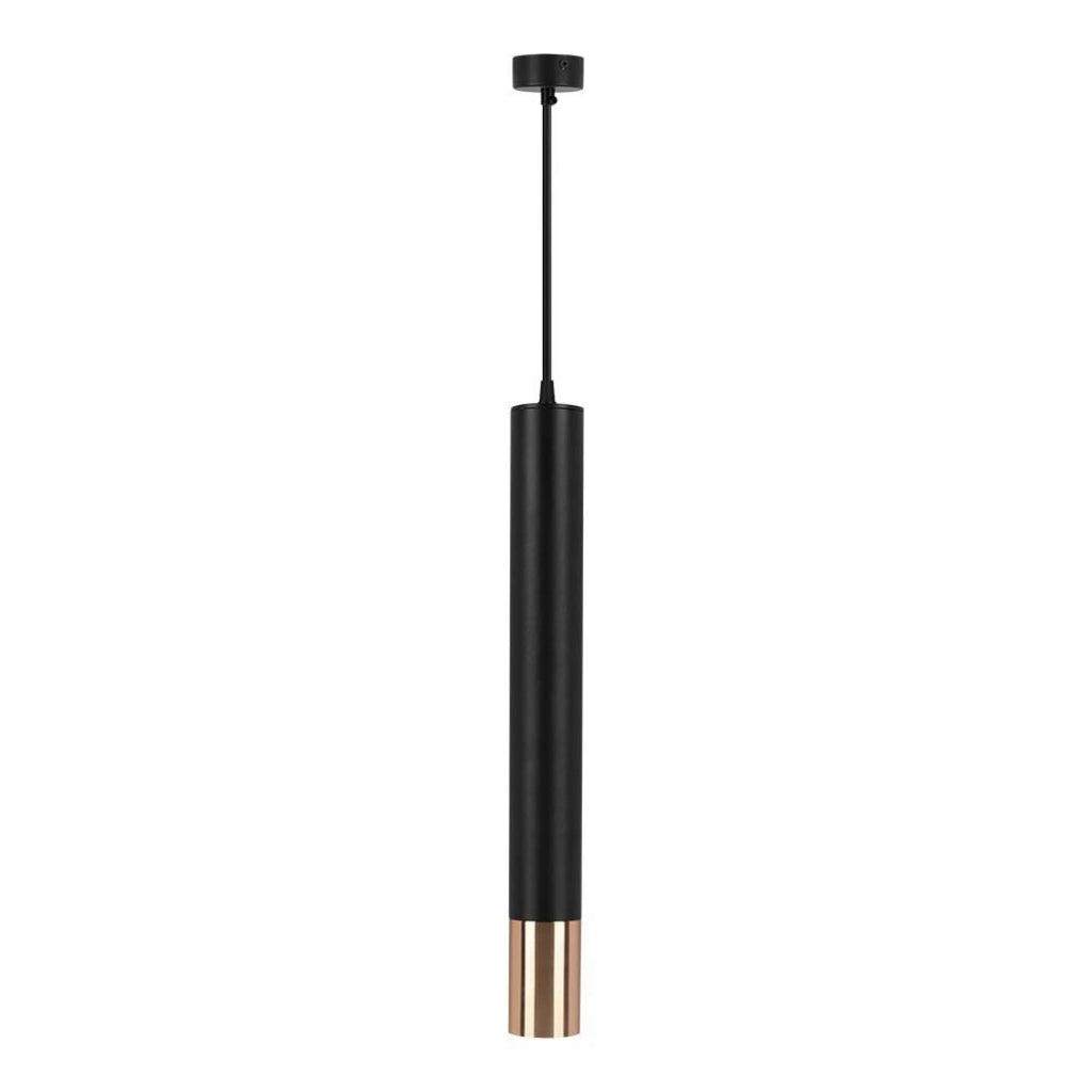V-TAC Portafaretto LED a Sospensione GU10 Corpo in Alluminio Nero+Oro D:60*500MM SKU 6689