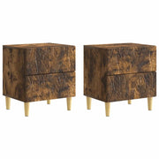 Comodino 2 pcs Rovere Fumo 43 x 34,5 x 48 cm 894996