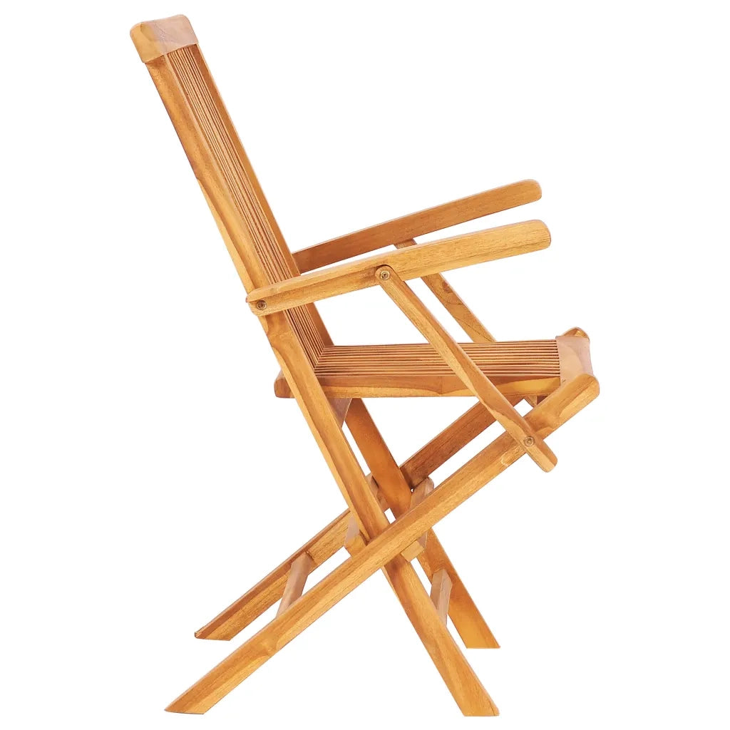 Set da Pranzo da Giardino 7 pz Pieghevole in Massello di Teak cod mxl 35390