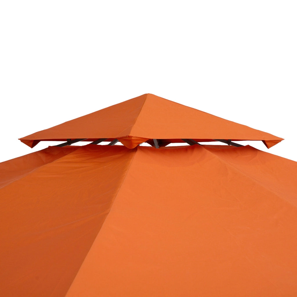 Tenda da giardino 3x3 m ¨C zephmum ¨C Rosso con fori di drenaggio