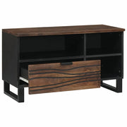 Unit¨¤ TV | Armadietto TV | Mobile Porta TV con cassetto Noce 80 x 33 x 46 cm Legno multistrato