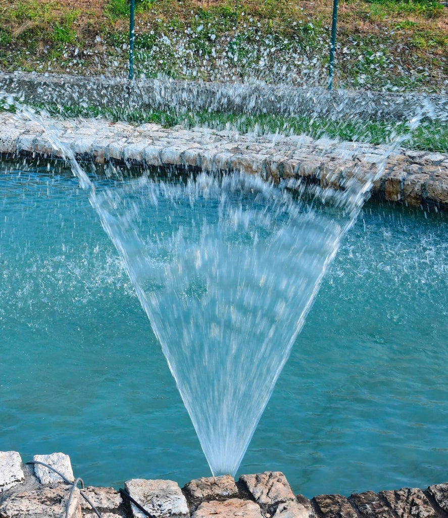 Pompa per Laghetto e Fontane con Gioco d’Acqua a Ventaglio