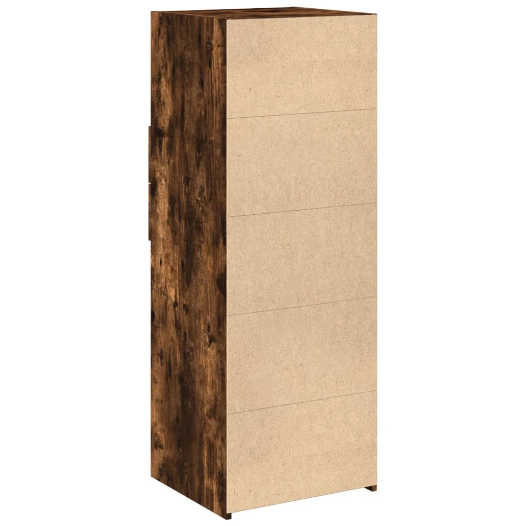 Buffet credenza cassettiera mobiletto mobile contenitore organizer cucina soggiorno salotto alto 45 x 42,5 x 124 cm legno ingegnerizzato marrone 02_0033361