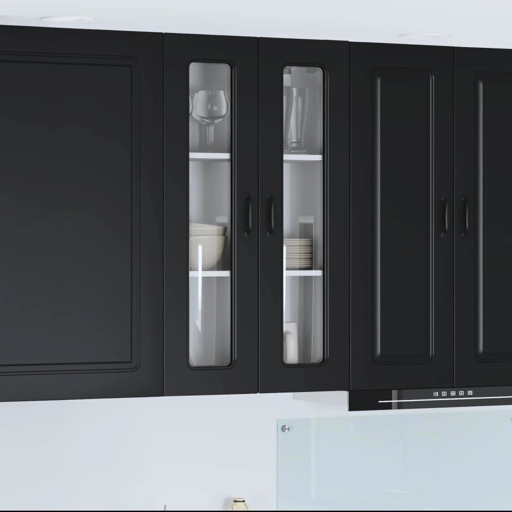 Mobile da cucina-Armadio da cucina Nero 60 x 31 x 100 cm Legno multistrato 454481
