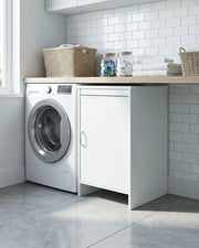 Base Lavanderia NEXA BASE 45 – Mobile in PVC con Ripiano Interno – 45x50x85 cm Bianco_