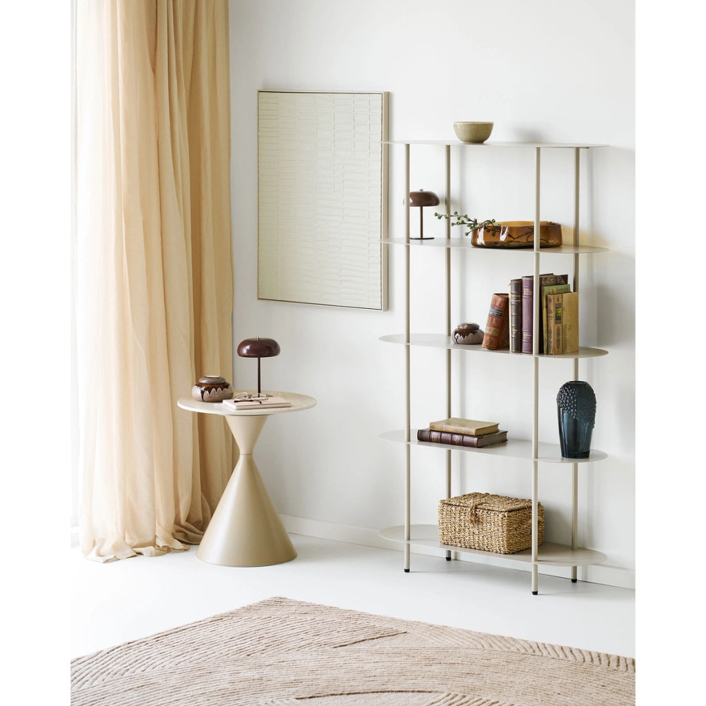 Lampada da tavolo Margate ricaricabile in metallo bordeaux o16 cm