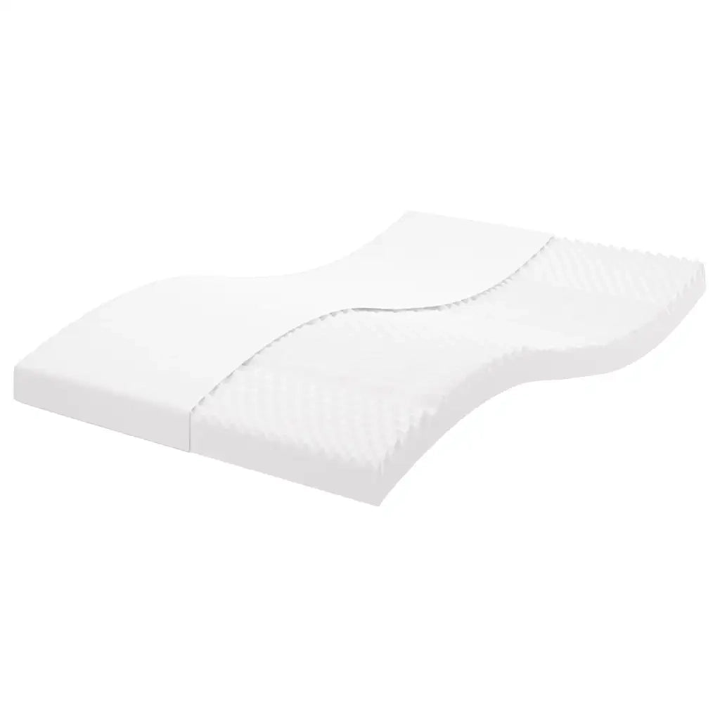 Materasso in Schiuma Bianco 120x210 cm 7 Zone Durezza 20 ILD