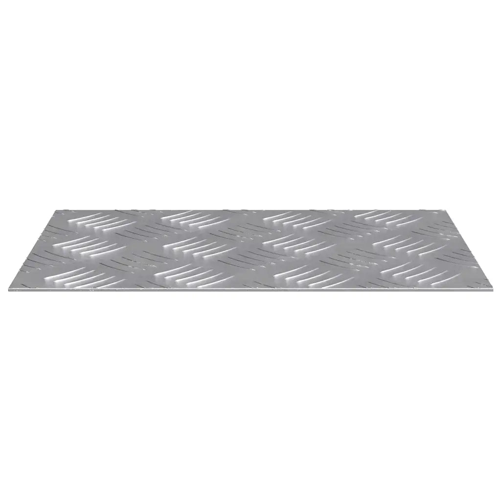 Gradini per Scale 4 pz | Tappetini per scale autoadesivi Argento 30 x 20 cm Alluminio