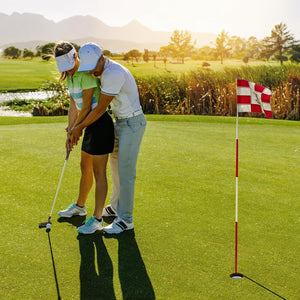 Chipper da Golf, Cuneo da Golf da 89 cm con Linee di Allineamento per Migliorare la Precisione, Club da Golf per Destrorsi