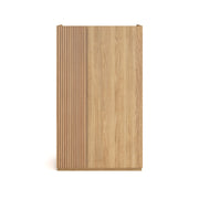 Scarpiera Herdasa effetto rovere dorato anta stampa doghe 122x70x35