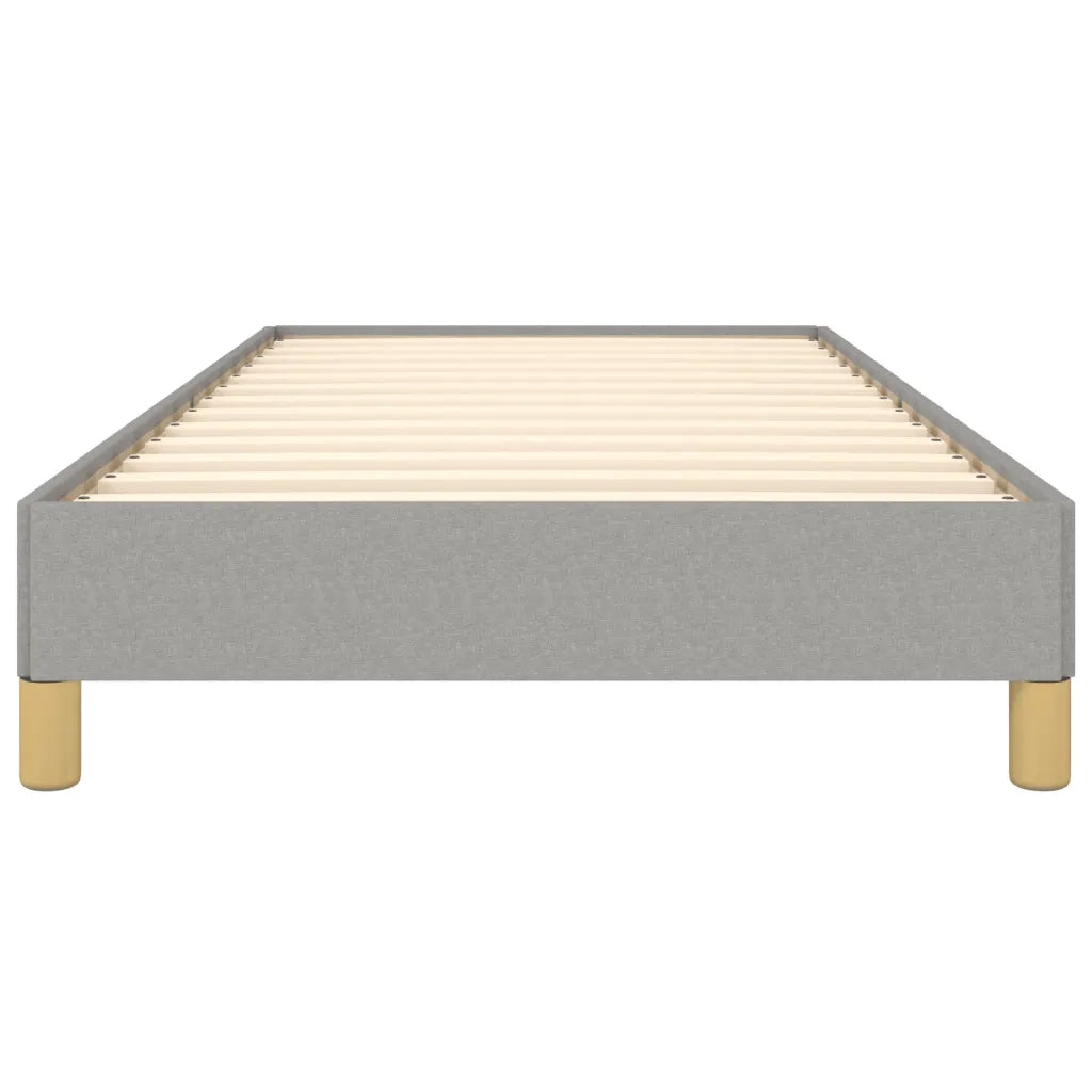 Giroletto senza Materasso Grigio Chiaro 90x200 cm Tessuto 346786