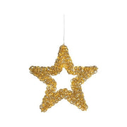 Decorazione luminosa natale amicasa 9493970 stella gold