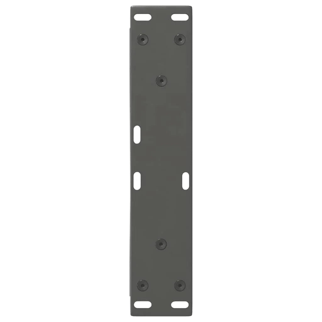 Set di 2 gambe regolabili per tavolino da caffè 30 x 31 cm stabilità moderna acciaio antracite 02_0056964