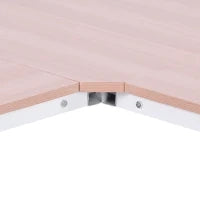 Scrivania Angolare a L con Piedini Regolabili, Scrivania pc in Legno e Acciaio, 150x150x76 cm, Rovere