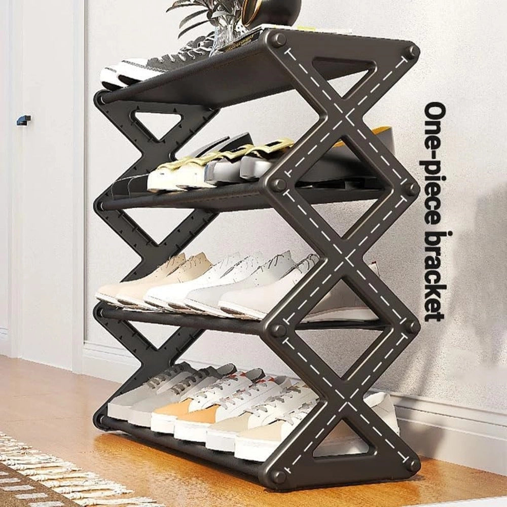 Trade Shop - Scarpiera Per Ingresso Organizzatore Scarpe Mobile Mensole Stoccaggio Stretta 65,5x57x20cm -