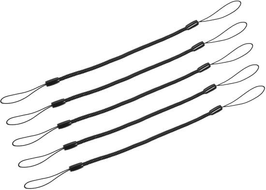 Cavo di collegamento in plastica di alta qualità - 5 pezzi - Raccordabile - Anti-perdita - Corda elastica - Per stilus/penna - Tether per oggetti portatili