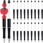Pacchetto di 20 pennarelli con palline in plastica - Pennarelli con palline in plastica retrattili - Pennarelli con palline in plastica per decorazioni DIY - Scuola - Ufficio - Materiale per la preparazione della tesi