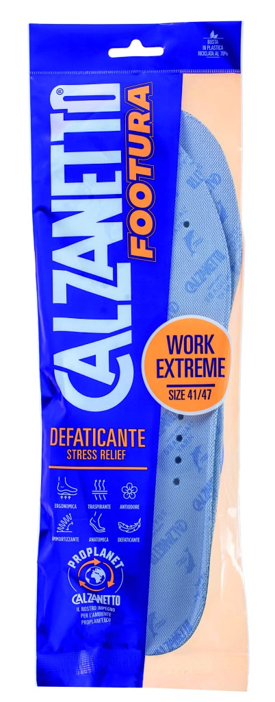 Calzanetto SOLETTE WORK EXTREME DEFATICANTE UOMO  Mis. 41-47