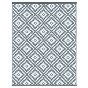 IDMarket - Tappeto per esterni BAHAMAS grigio 270 x 470 CM