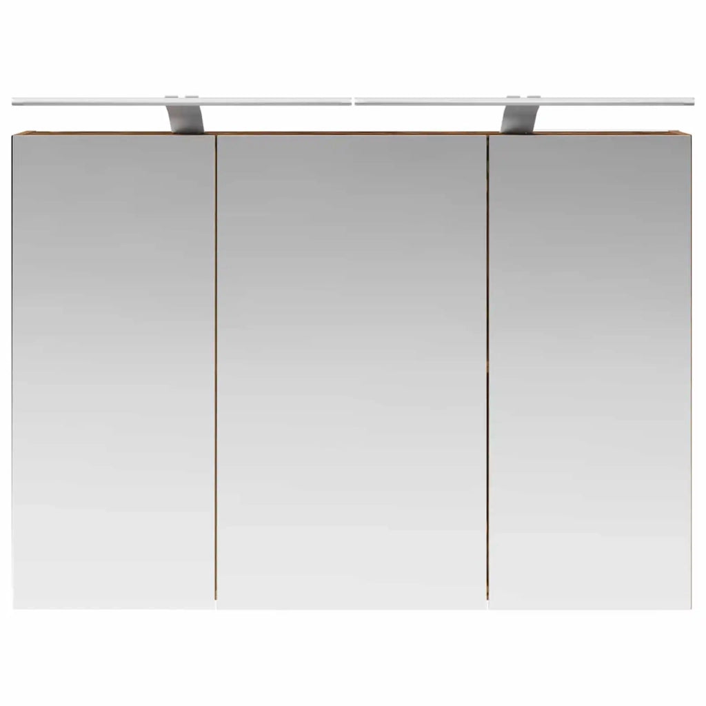 Mobiletto per specchio da bagno con lo scaffale Legno vecchio