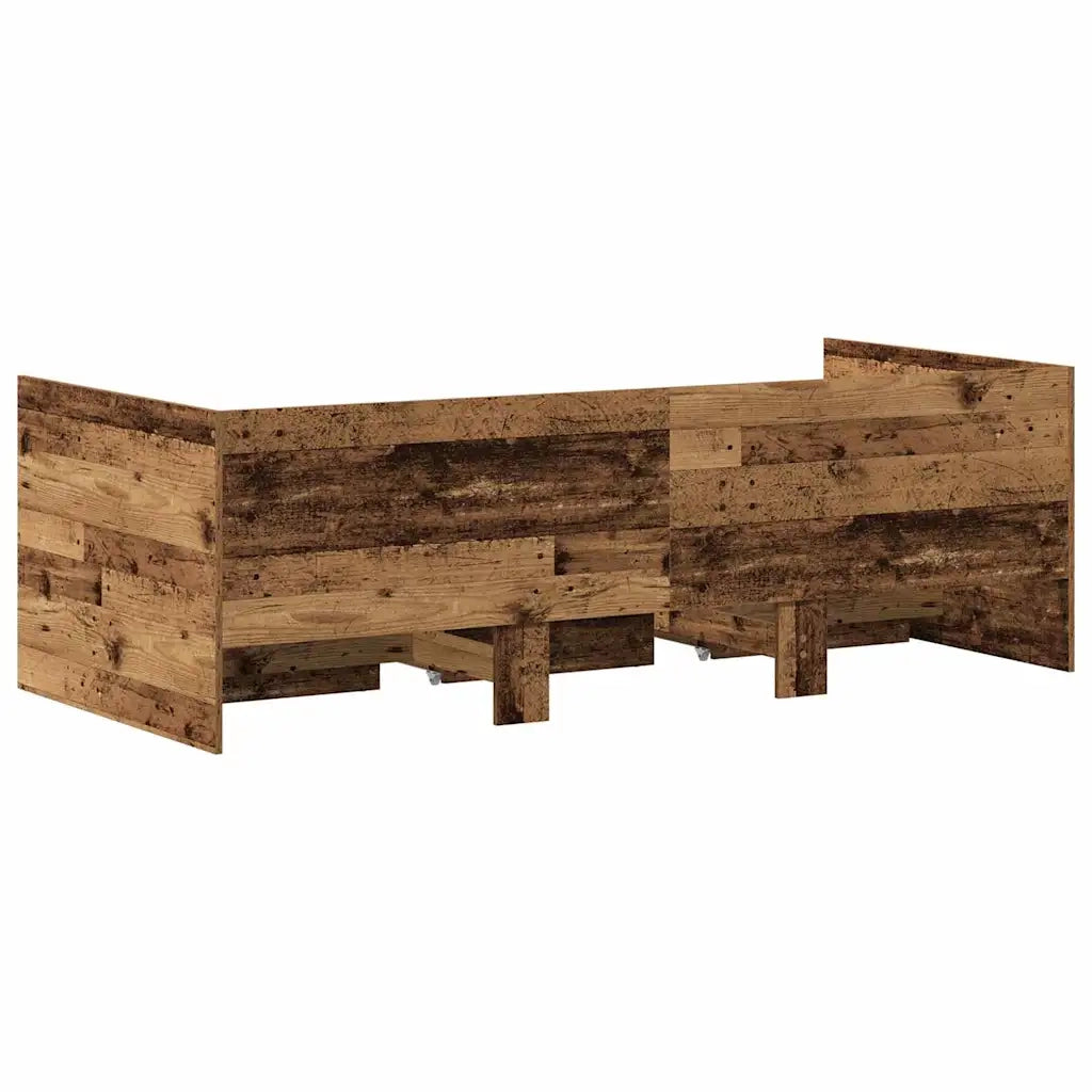 Daybed con testiera Legno vecchio 90 x 200 cm Legno multistrato 3333993