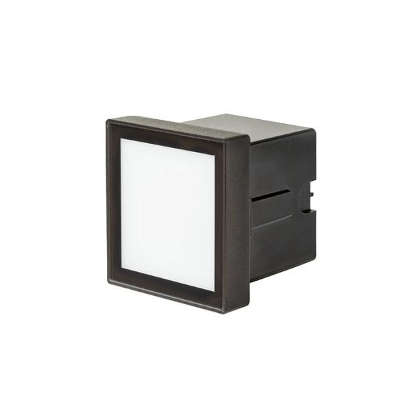 Faretto Plafoniera DEJAVU SQ 9 da incasso nero 230V LED 3.5W IP65 3000K